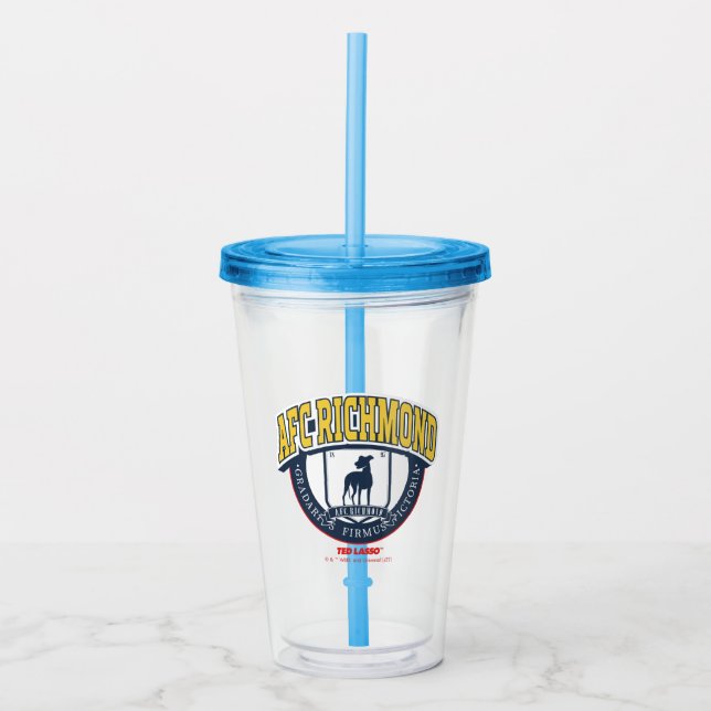 Ted Lasso | AFC Richmond Athletic Circle Badge Acrylic Tumbler (Front)