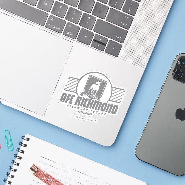 Ted Lasso | AFC Richmond Athletic Stripe Graphic (Laptop w/ iPhone)