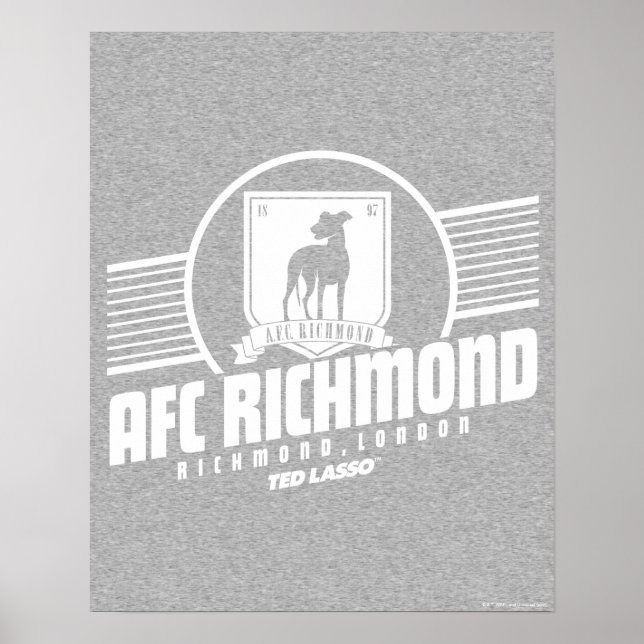 Ted Lasso | AFC Richmond Athletic Stripe Graphic Poster (Front)