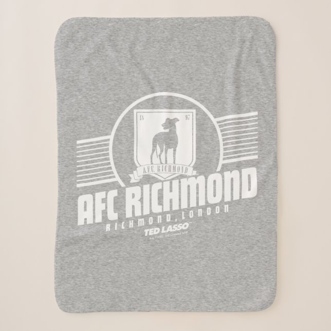 Ted Lasso | AFC Richmond Athletic Stripe Graphic Sherpa Blanket (Front)