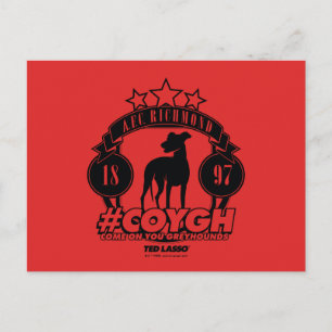 Ted Lasso AFC Richmond #COYGH Postcard