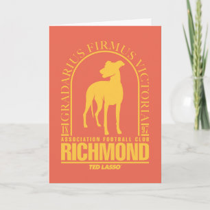 Ted Lasso AFC Richmond Gold Arched Logo Card