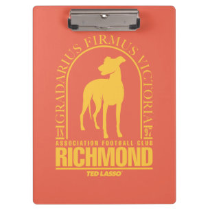 Ted Lasso   AFC Richmond Gold Arched Logo Clipboard