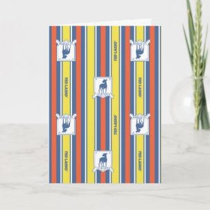 Ted Lasso AFC Richmond Logo Stripe Pattern Card