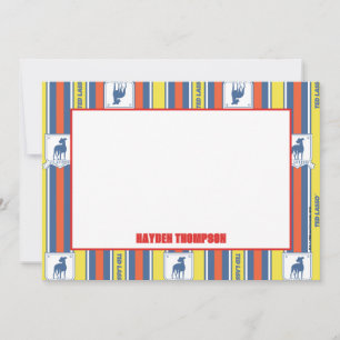 Ted Lasso   AFC Richmond Logo Stripe Pattern Card