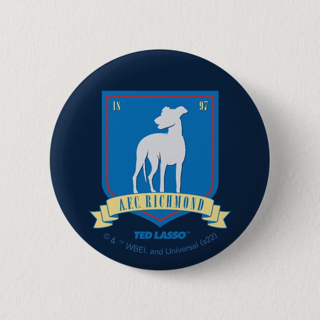 Ted Lasso | AFC Richmond Team Logo 2 Inch Round Button (Front)