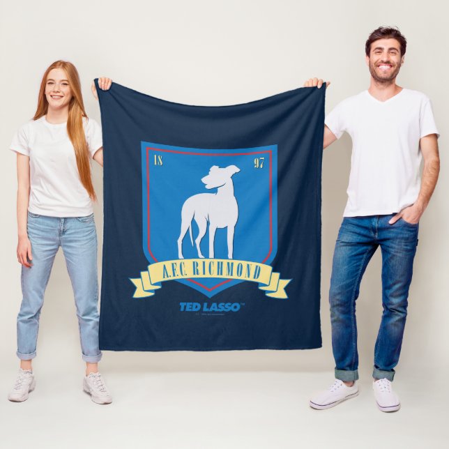 Ted Lasso | AFC Richmond Team Logo Fleece Blanket (In Situ)