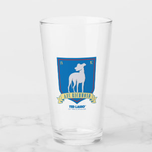 Ted Lasso AFC Richmond Team Logo Glass