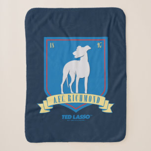 Ted Lasso   AFC Richmond Team Logo Sherpa Blanket