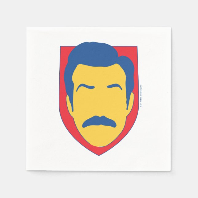 Ted Lasso Badge Napkin (Front)