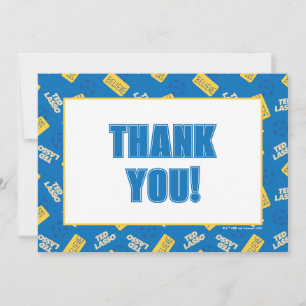 Ted Lasso   Believe Sign and Ball Toss Pattern Card