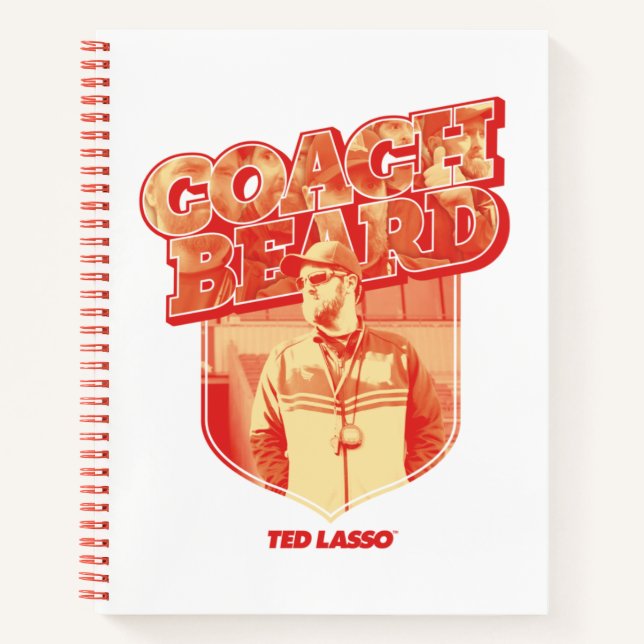 Ted Lasso | Coach Beard Badge Notebook (Front)