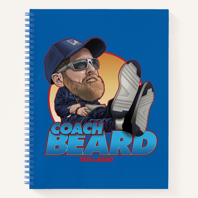 Ted Lasso | Coach Beard Bobblehead Notebook (Front)