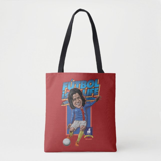 Ted Lasso | Dani Rojas Bobblehad Tote Bag (Front)