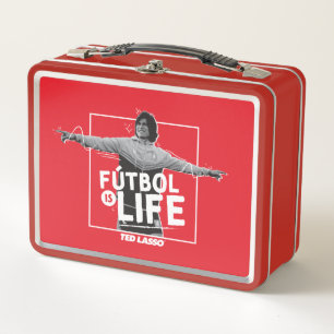 Ted Lasso Dani Rojas Fútbol is Life Metal Lunch Box