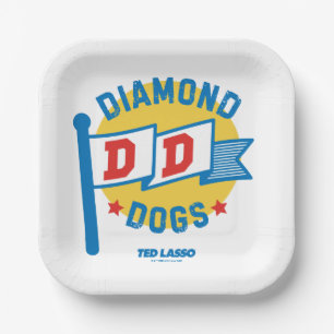 Ted Lasso Diamond Dogs Paper Plate