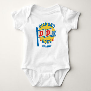 Ted Lasso   Diamond Dogs Pennant Graphic Baby Bodysuit