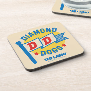 Ted Lasso   Diamond Dogs Pennant Graphic Coaster