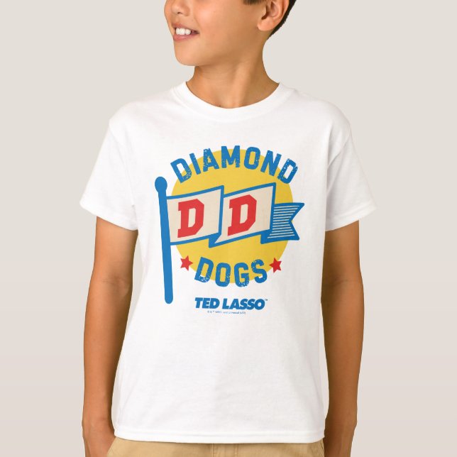 Ted Lasso | Diamond Dogs Pennant Graphic T-Shirt (Front)