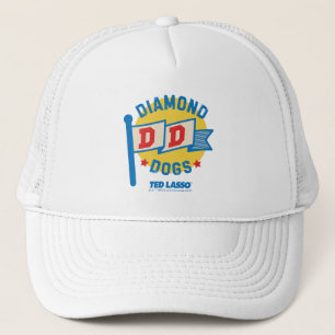 Ted Lasso   Diamond Dogs Pennant Graphic Trucker Hat