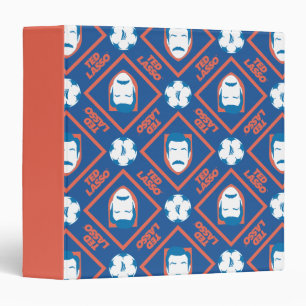 Ted Lasso   Face and Ball Diamond Pattern Binder