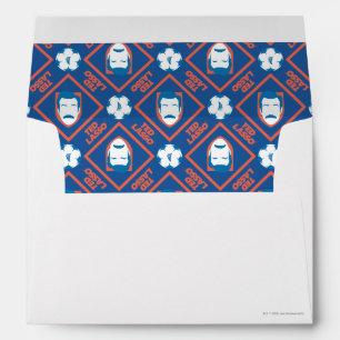 Ted Lasso   Face and Ball Diamond Pattern Envelope