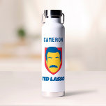 Ted Lasso | Face Icon  | Add Your Name Water Bottle<br><div class="desc">Check out this Ted Lasso face icon.</div>