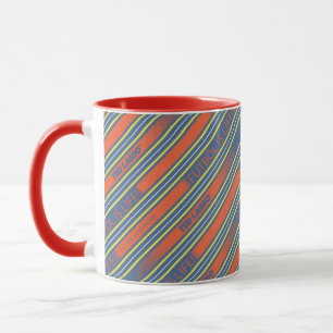 Ted Lasso   Fútbol is Life Stripe Pattern Mug