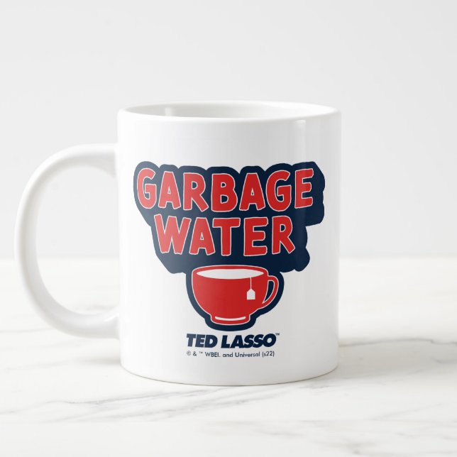 Ted Lasso | Garbage Water Tea Graphic Large Coffee Mug (Left)