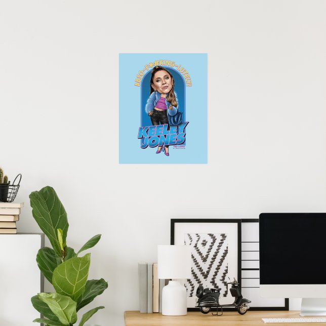 Ted Lasso | Keeley Jones Bobblehead Poster (Home Office)