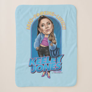 Ted Lasso Keeley Jones Bobblehead Sherpa Blanket
