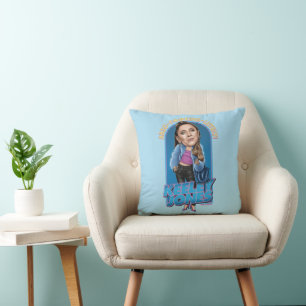 Ted Lasso Keeley Jones Bobblehead Throw Pillow