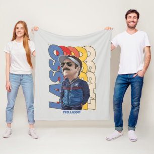 Ted Lasso Lasso Bobblehead Fleece Blanket