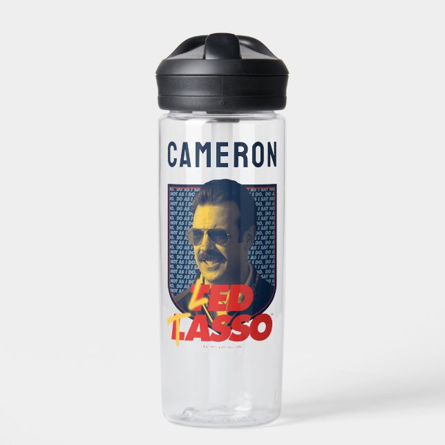 Ted Lasso | Led Tasso Badge | Add Your Name Water Bottle (Front)