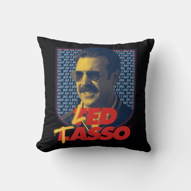 Ted Lasso | Led Tasso Badge Throw Pillow (Front)