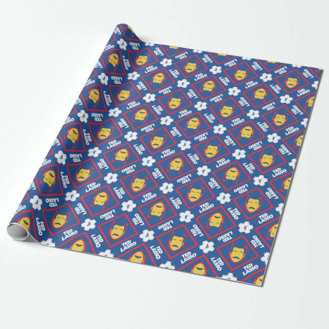 Ted Lasso Pattern Wrapping Paper (Unrolled)