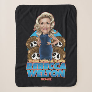 Ted Lasso Rebecca Welton Bobblehead Sherpa Blanket