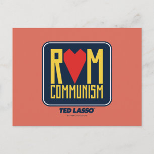Ted Lasso Rom Communism Graphic Postcard