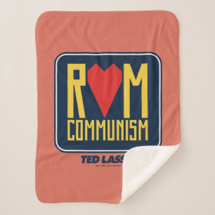 Ted Lasso   Rom Communism Graphic Sherpa Blanket