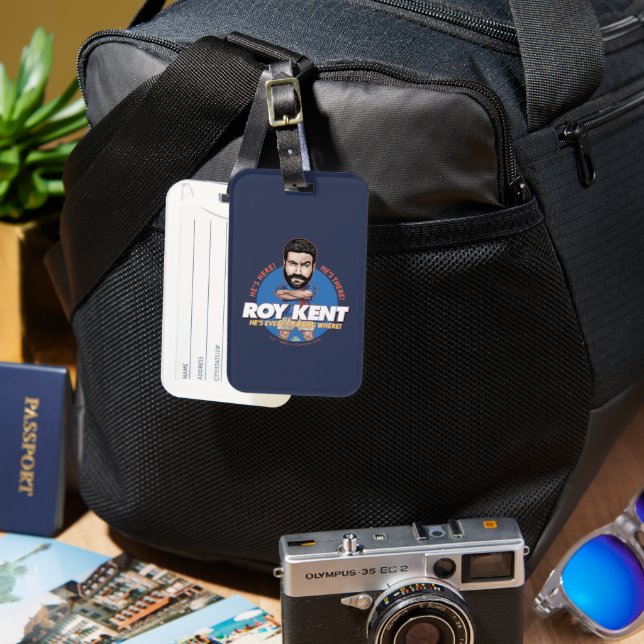 Ted Lasso | Roy Kent Bobblehead Luggage Tag (Front & Back)