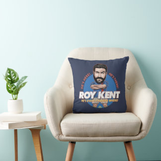 Ted Lasso | Roy Kent Bobblehead Throw Pillow