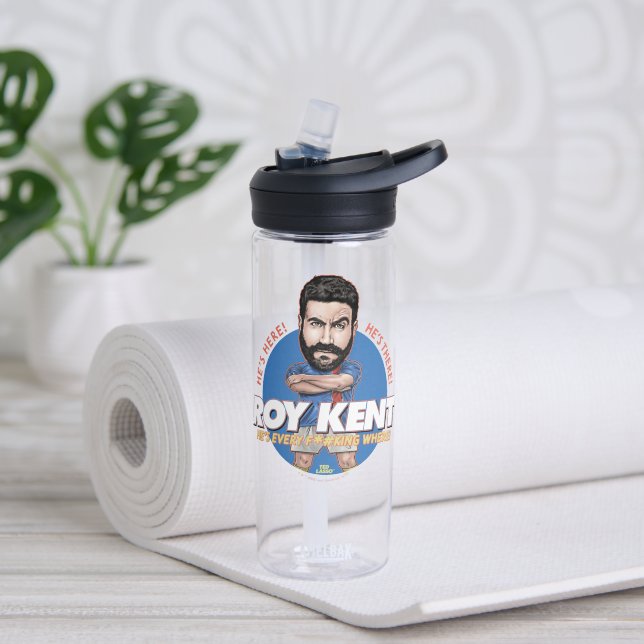 Ted Lasso | Roy Kent Bobblehead Water Bottle (Yoga)