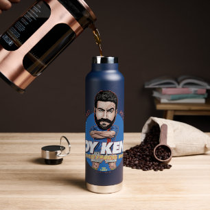 Ted Lasso Roy Kent Bobblehead Water Bottle