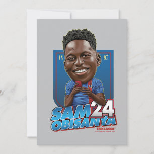 Ted Lasso Sam Obisanya Bobblehead Card