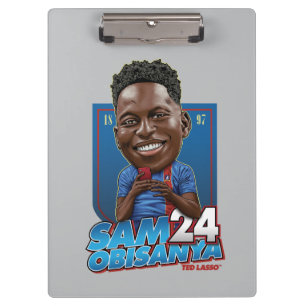 Ted Lasso Sam Obisanya Bobblehead Clipboard