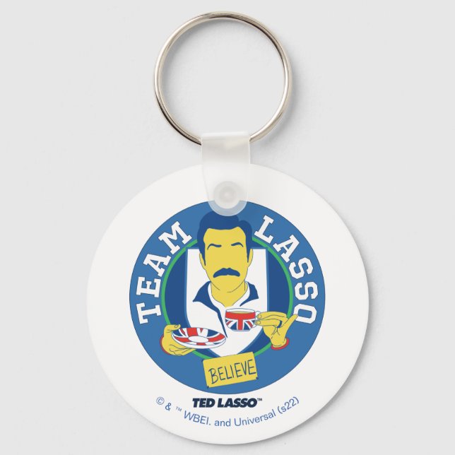 Ted Lasso | Team Lasso Tea Iconic Avatar Keychain (Front)