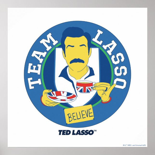 Ted Lasso | Team Lasso Tea Iconic Avatar Poster (Front)