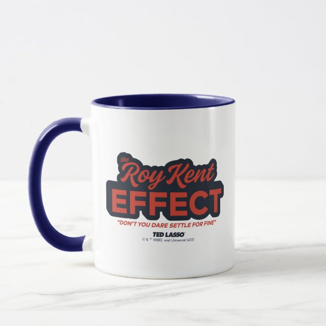 Ted Lasso | The Roy Kent Effect Typography Graphic Mug (Left)