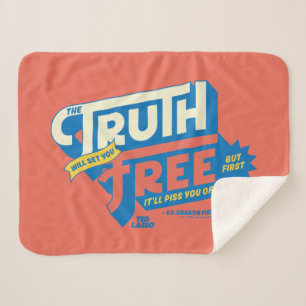 Ted Lasso   The Truth Will Set You Free Sherpa Blanket