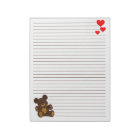 Teddy Bear - 11" x 8.5" Notepad